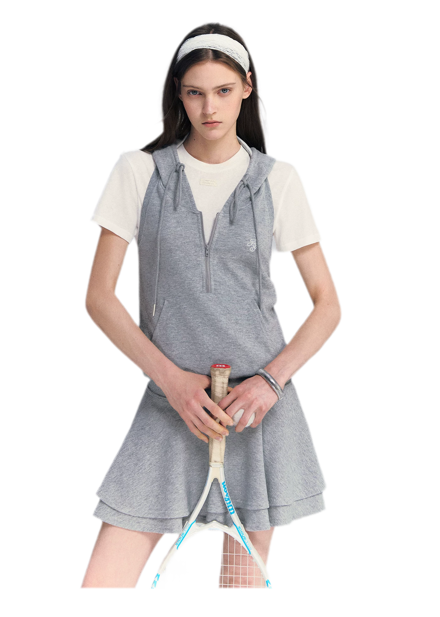 Hooded Romper Dress