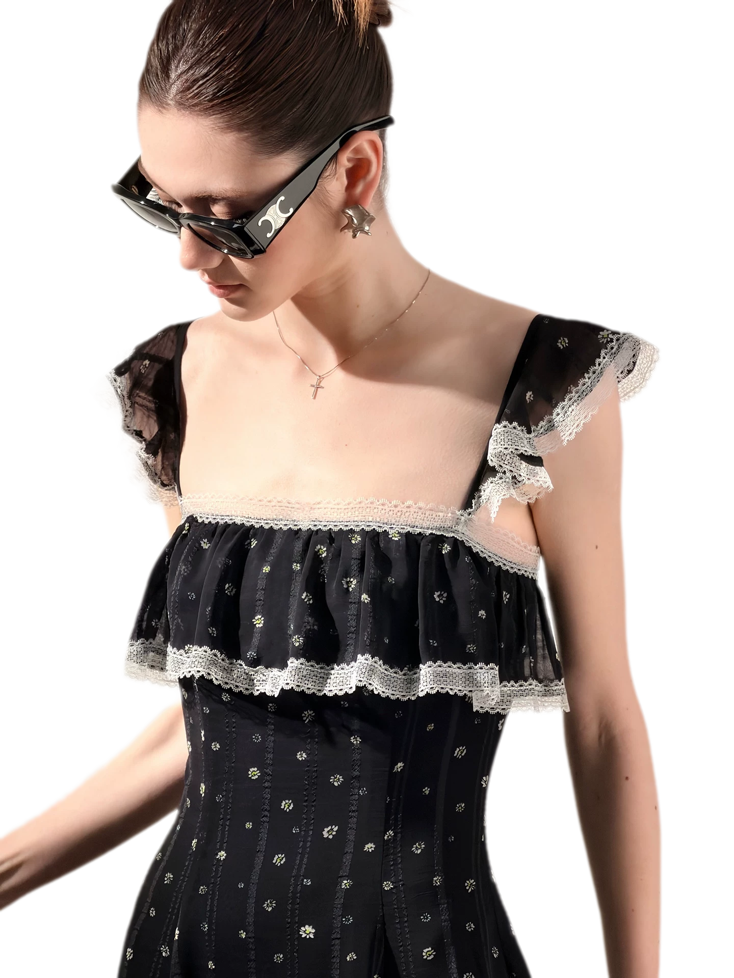 Daisy Lace Maxi Dress