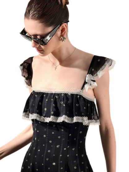 Daisy Lace Maxi Dress