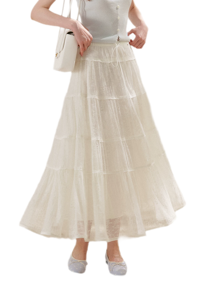 Lace Tiered Skirt