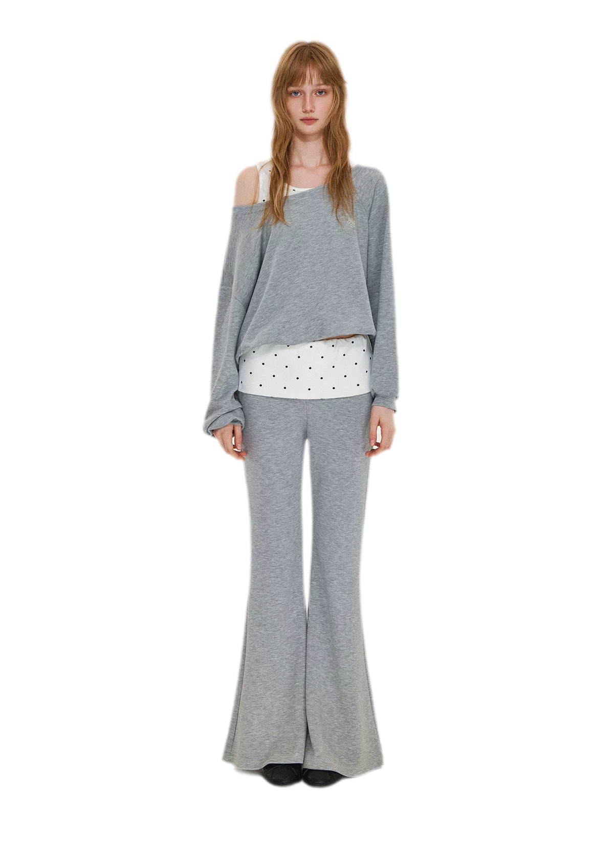 Polka Dot Asymmetrical Layered Set