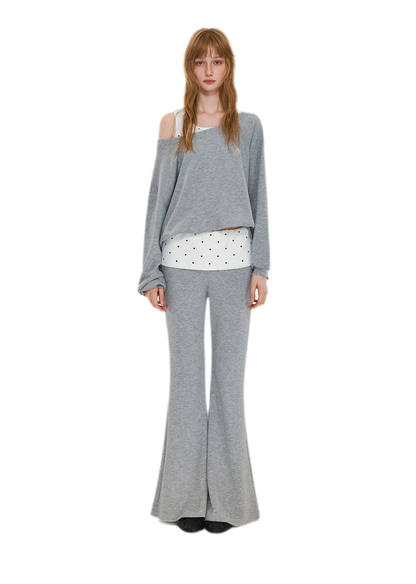 Polka Dot Asymmetrical Layered Set