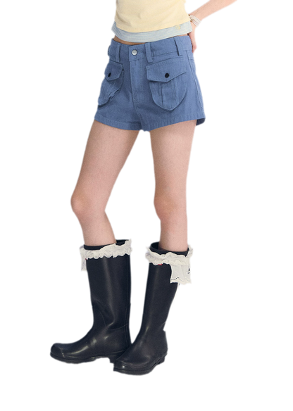 Low-Waist Cargo Shorts