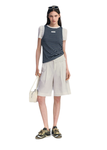 Faux Two-Piece Tee