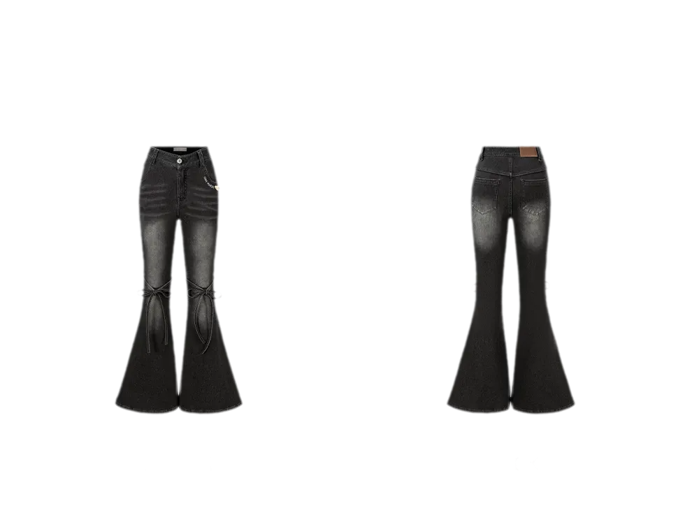 Mermaid Flare Denim Pants
