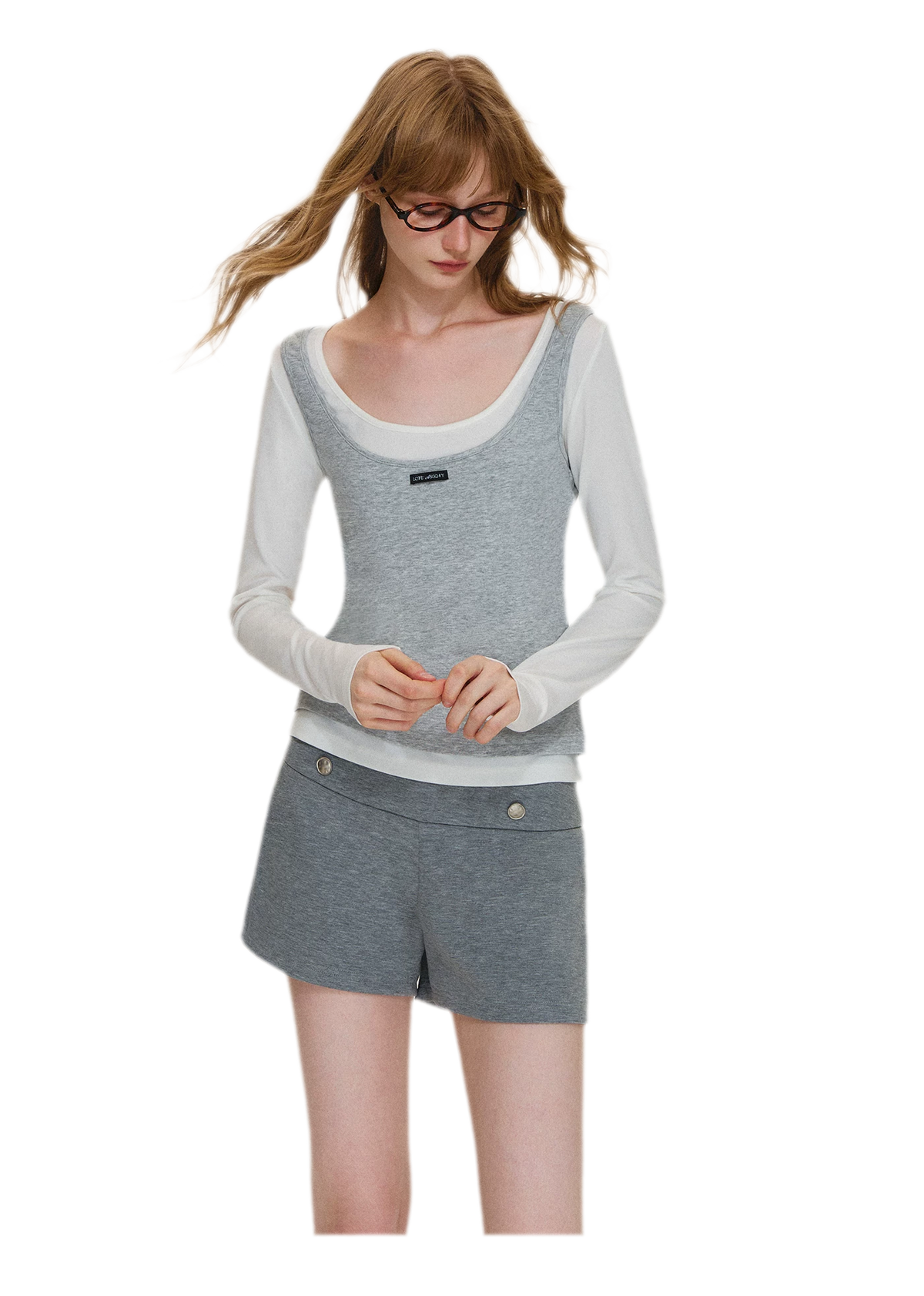 Modal Napoleon Button Shorts