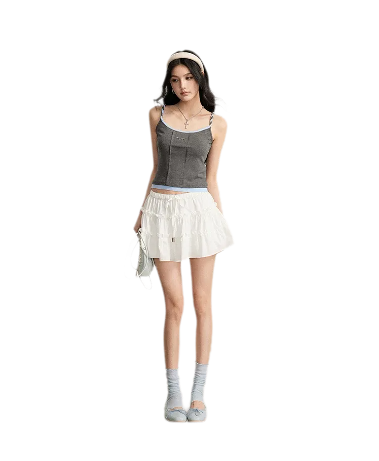 Lace Tie Skirt