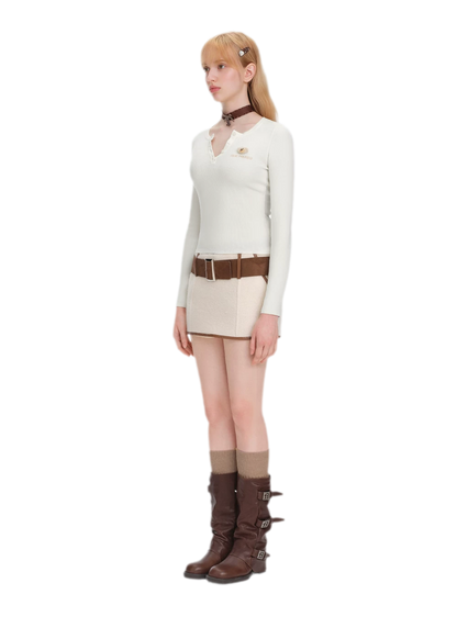Textured Knit Undershirt