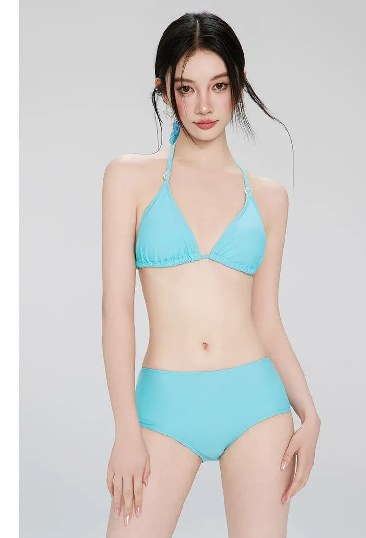 Ruched Cutout Bikini Set