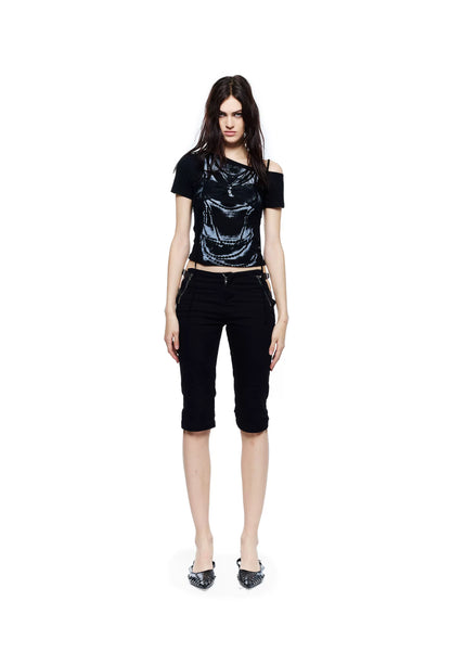 Light Asia T-shirt with Lace and Print