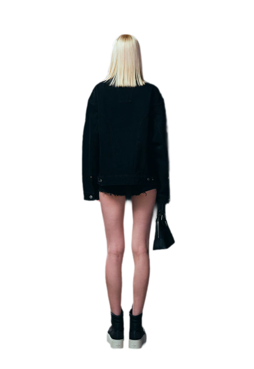 Wild Phantom Ultra Low-Rise Denim Shorts