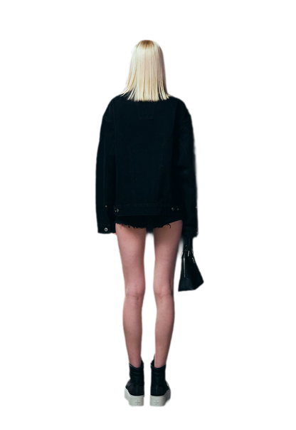 Wild Phantom Ultra Low-Rise Denim Shorts