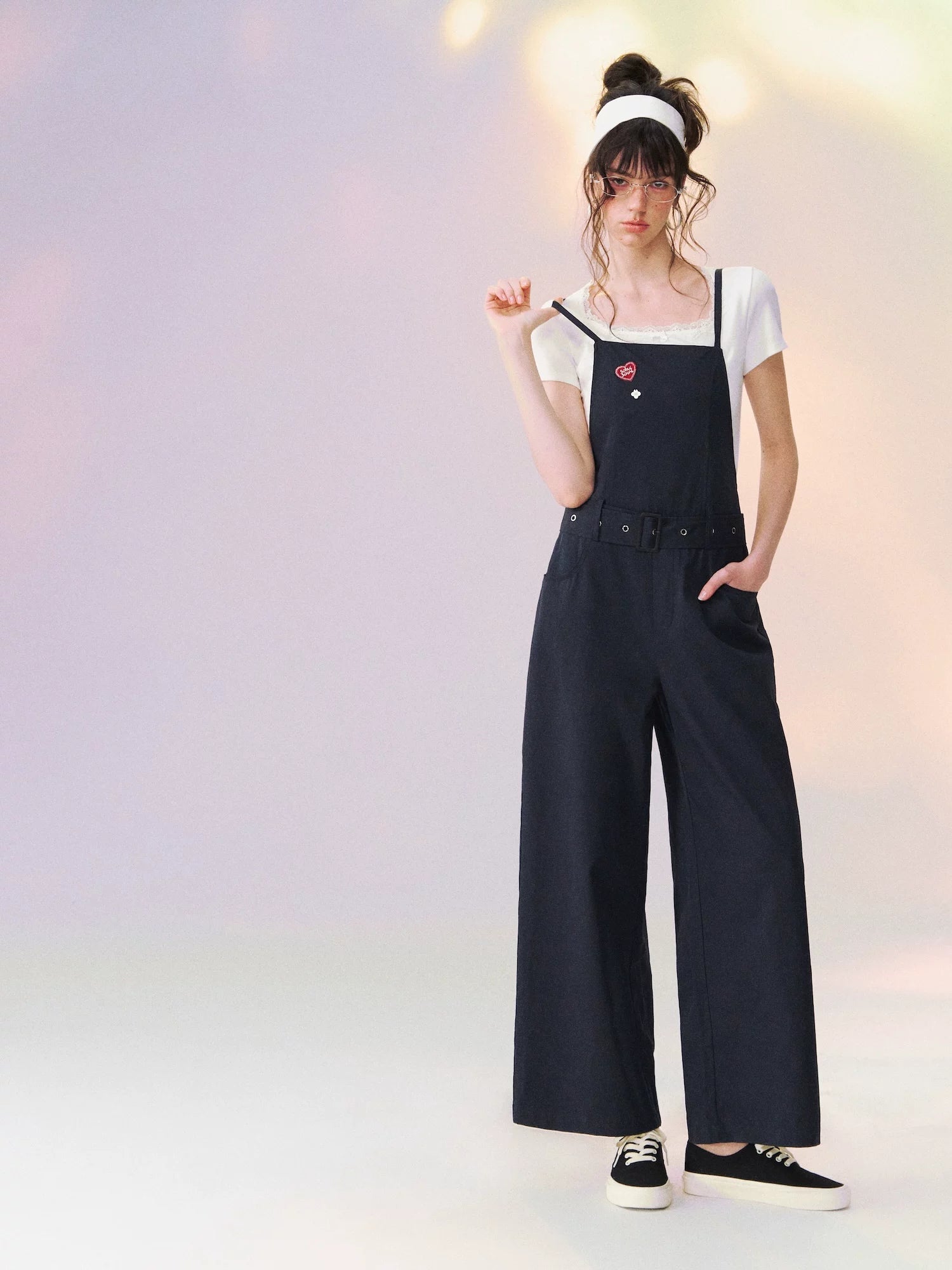 Vintage Relaxed Straight-Leg Overalls