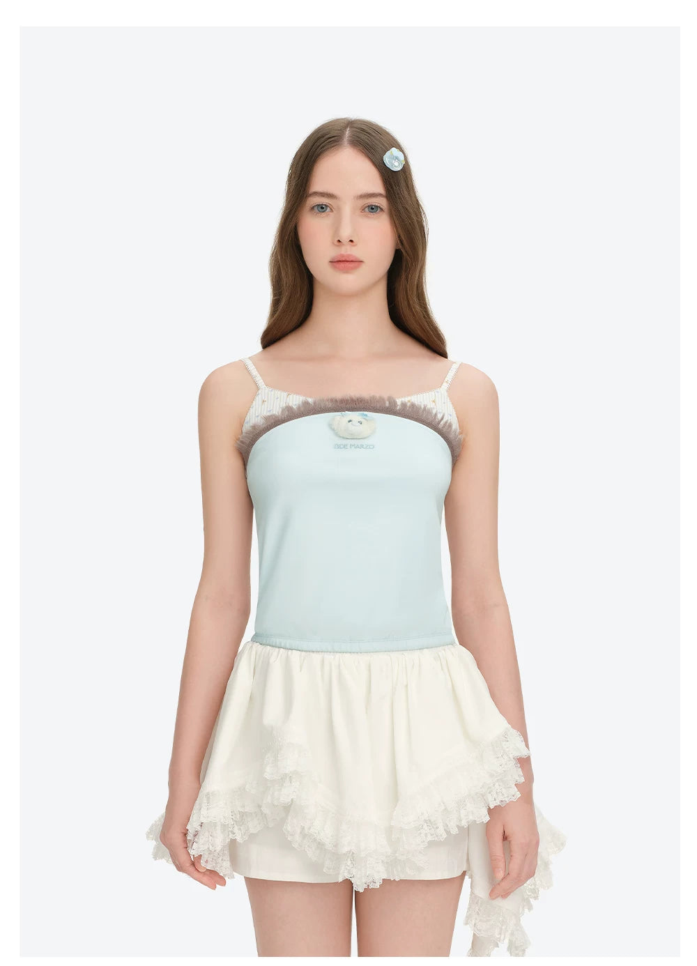 Two-Layer Tassel Camisole Vest