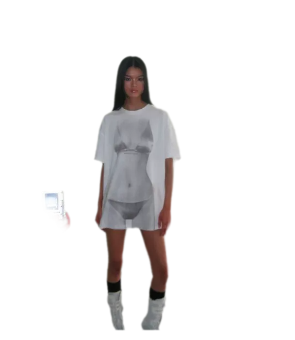 Bikini Illusion Cotton Tee