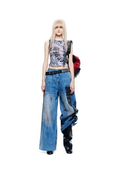 Street Style Printed Tank Top