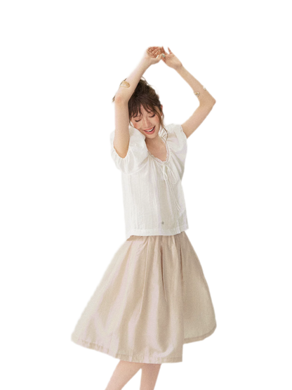 Cloud Puff Sleeve Shirt