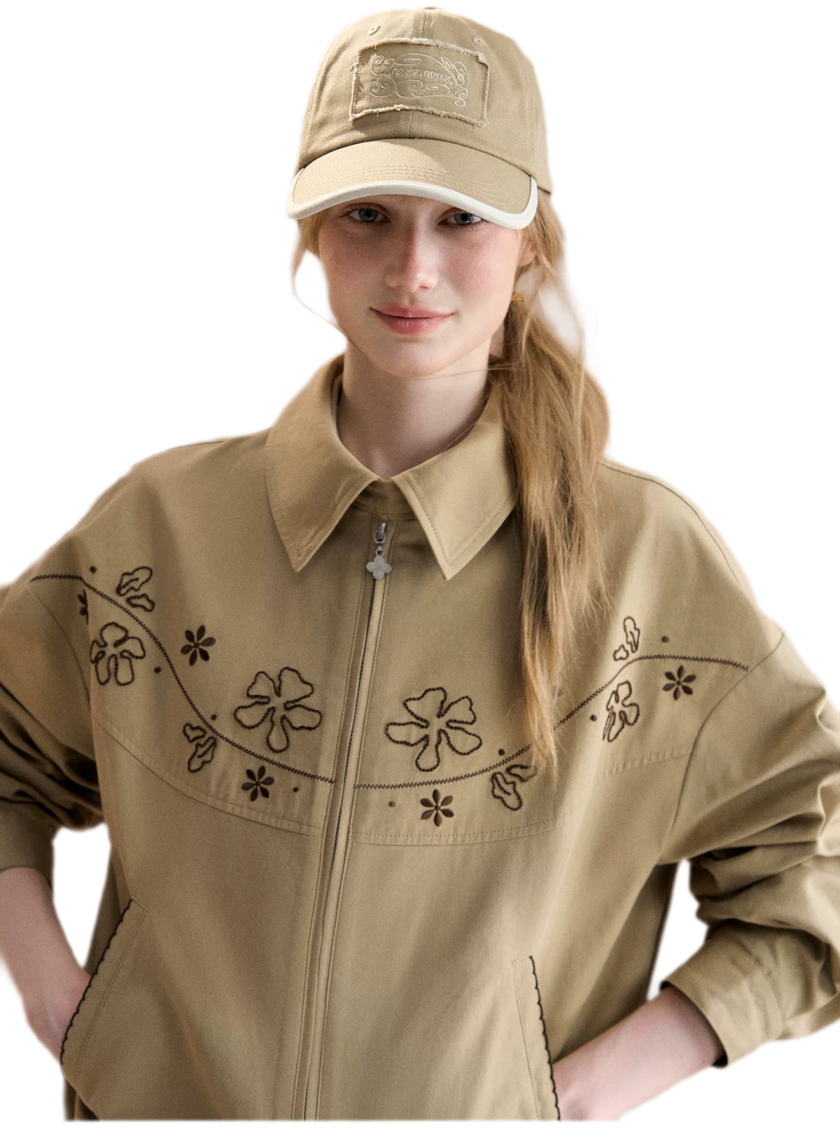 Embroidered Vintage Workwear Jacket