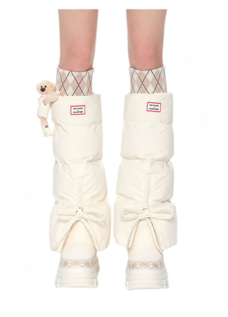Bốt tuyết phồng buộc dây