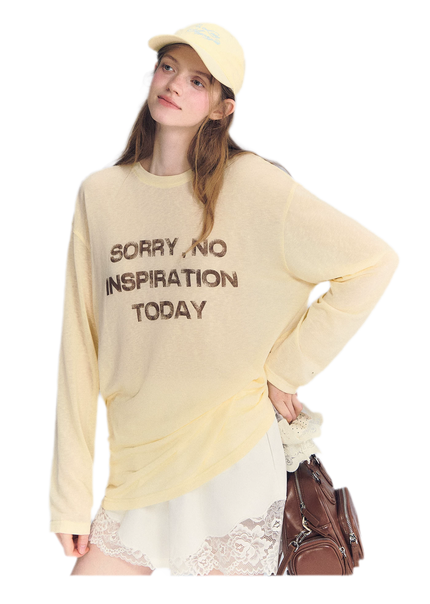 Lyocell Print Long Sleeve Top