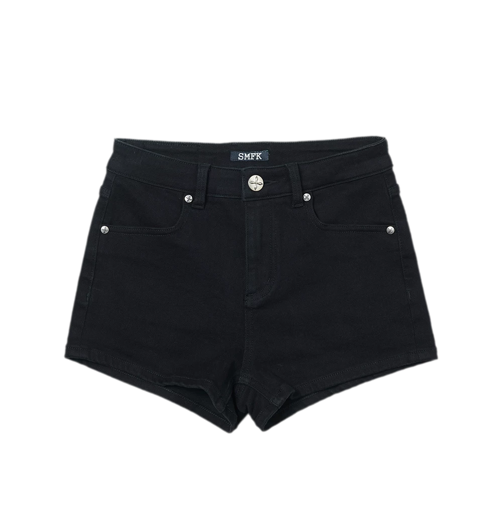 High Waist Denim Shorts