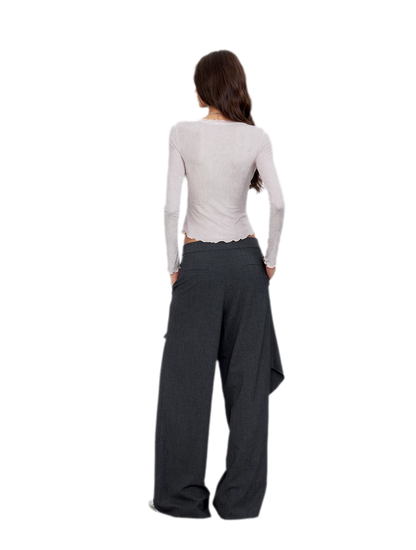 Acetate Velvet Lace Top