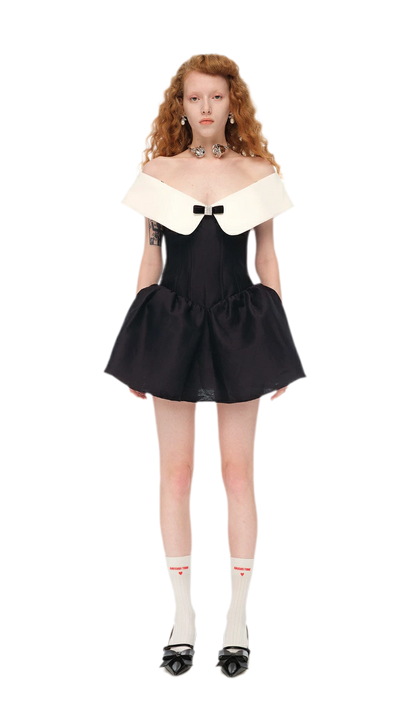 Off-Shoulder Short Dress