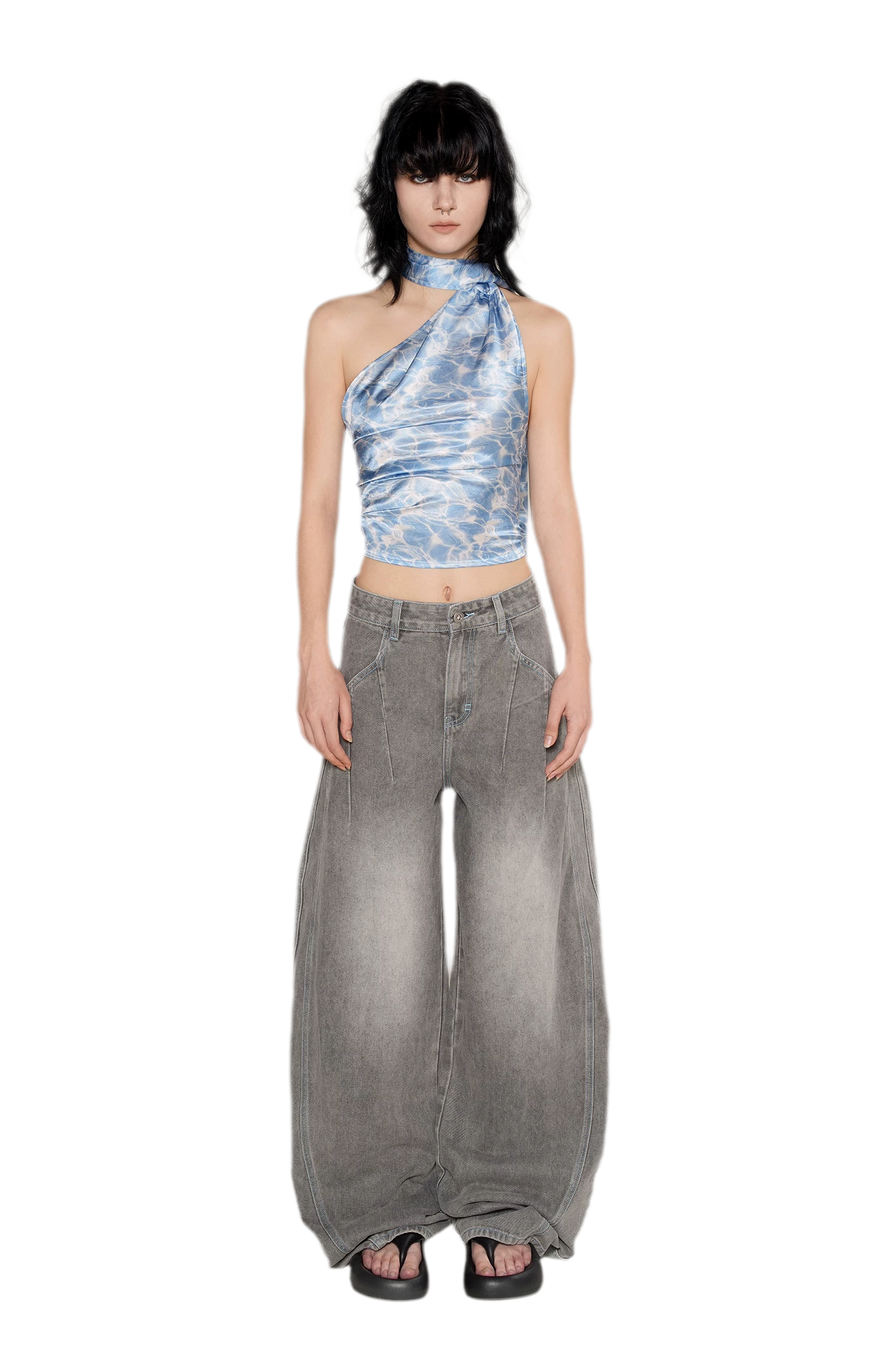 Asymmetric One-Shoulder Top