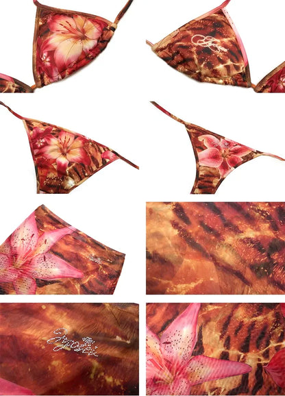 Original Tiger Print Bikini Set