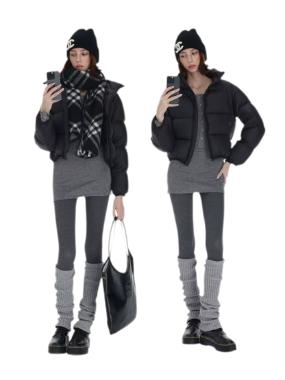 90 White Down Puffer Jacket