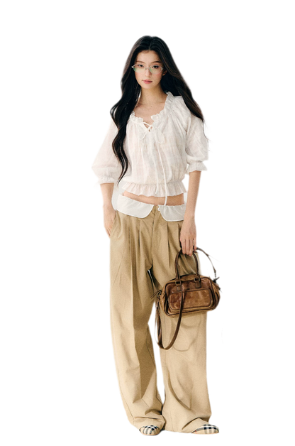 Korean Relaxed Wide Pants
