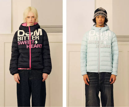 Lightweight Ribbed Quilted Down Jacket