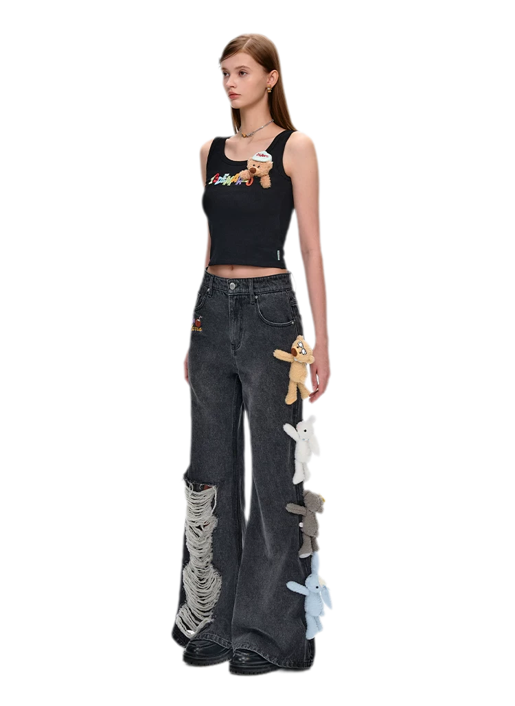 Holiday Plush Denim Jeans
