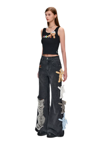Holiday Plush Denim Jeans
