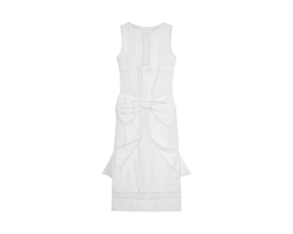 Elegant Bowknot Long Dress