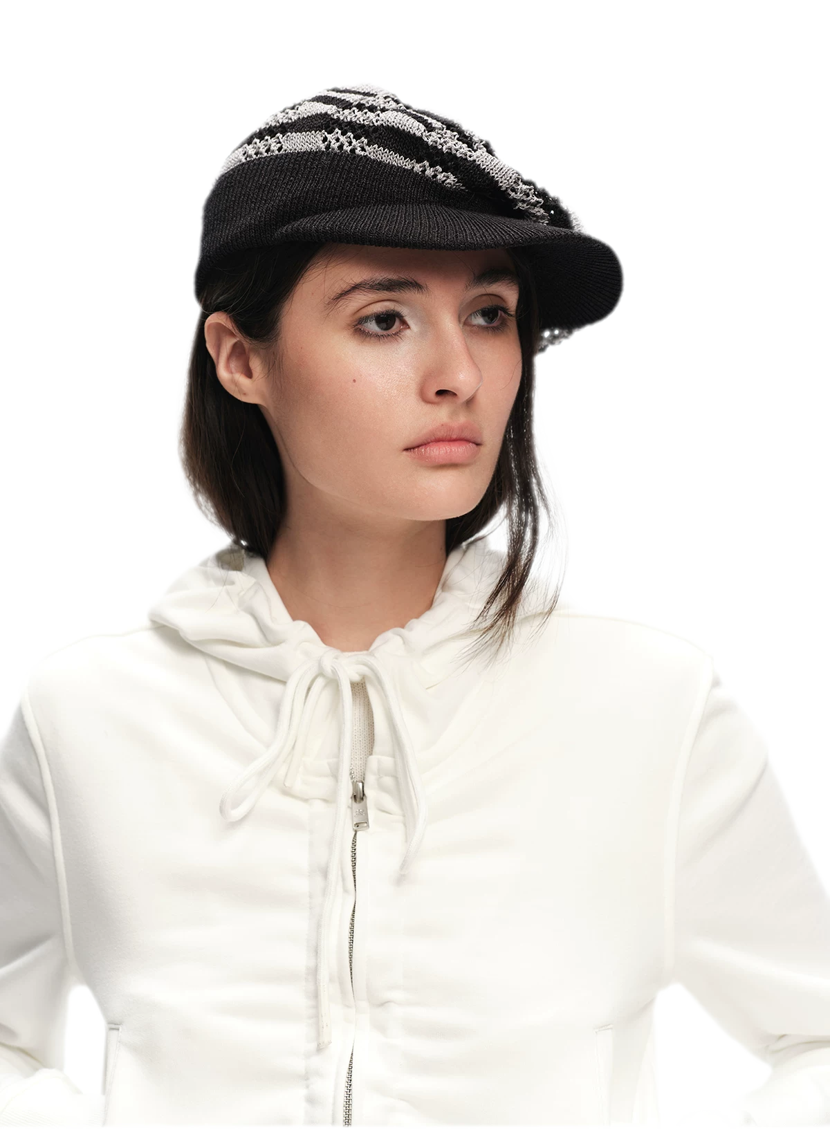 Washi Knit Short Brim Hat