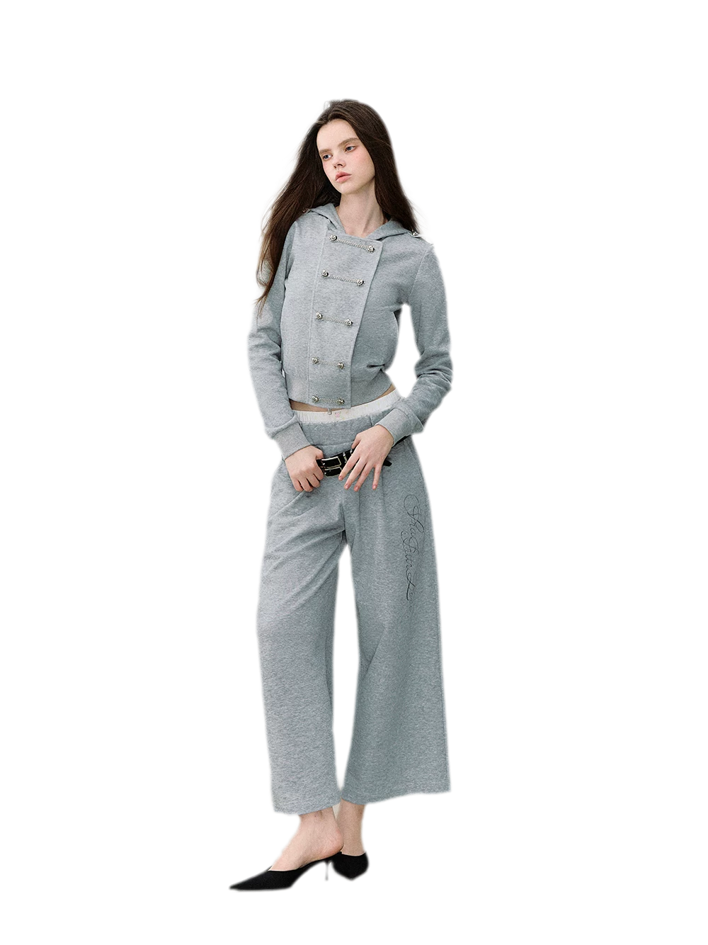 Hooded Knit Set