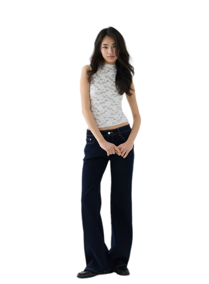 Stretch Lace Cropped Camisole