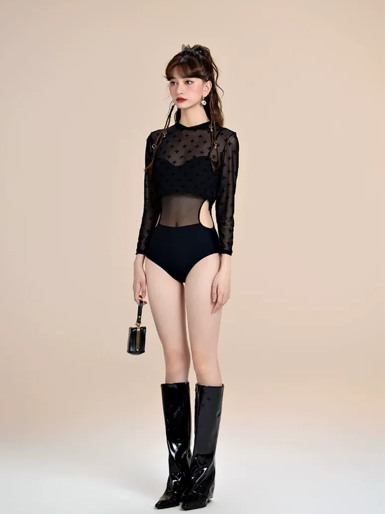 Adjustable One-Piece Swimsuit