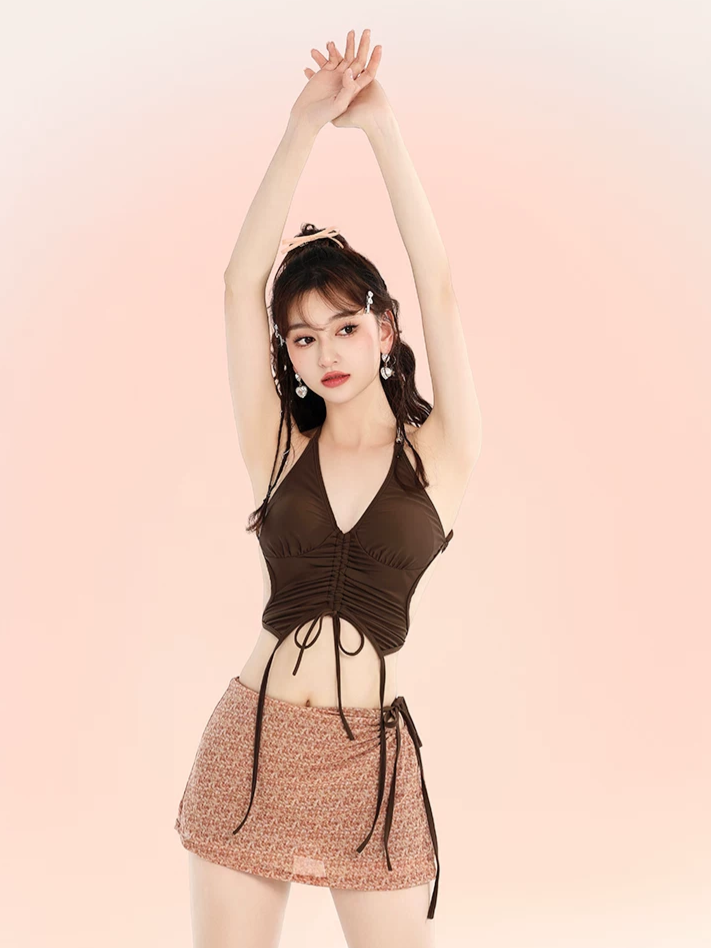 Split Skirt Bikini Set