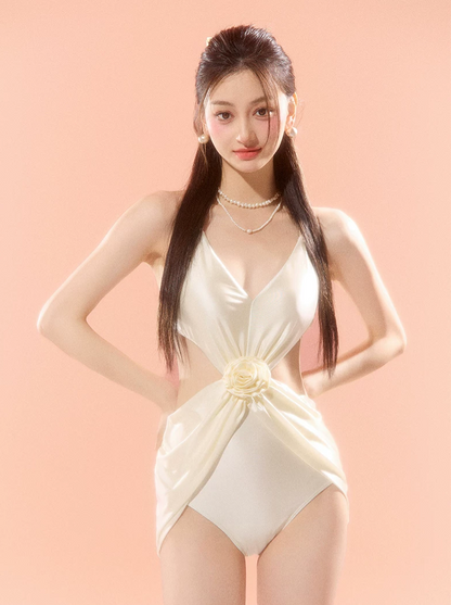 Triangle One-Piece Swimsuit