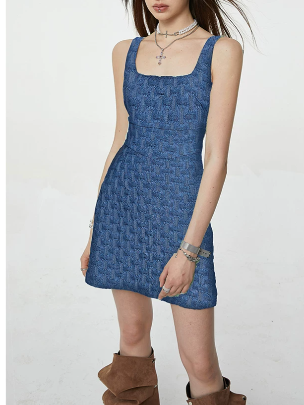 Denim A-Line Dress