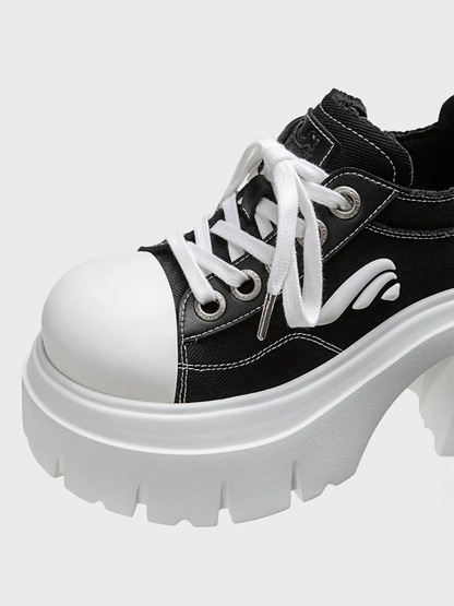 Chunky Platform Canvas Shoes
