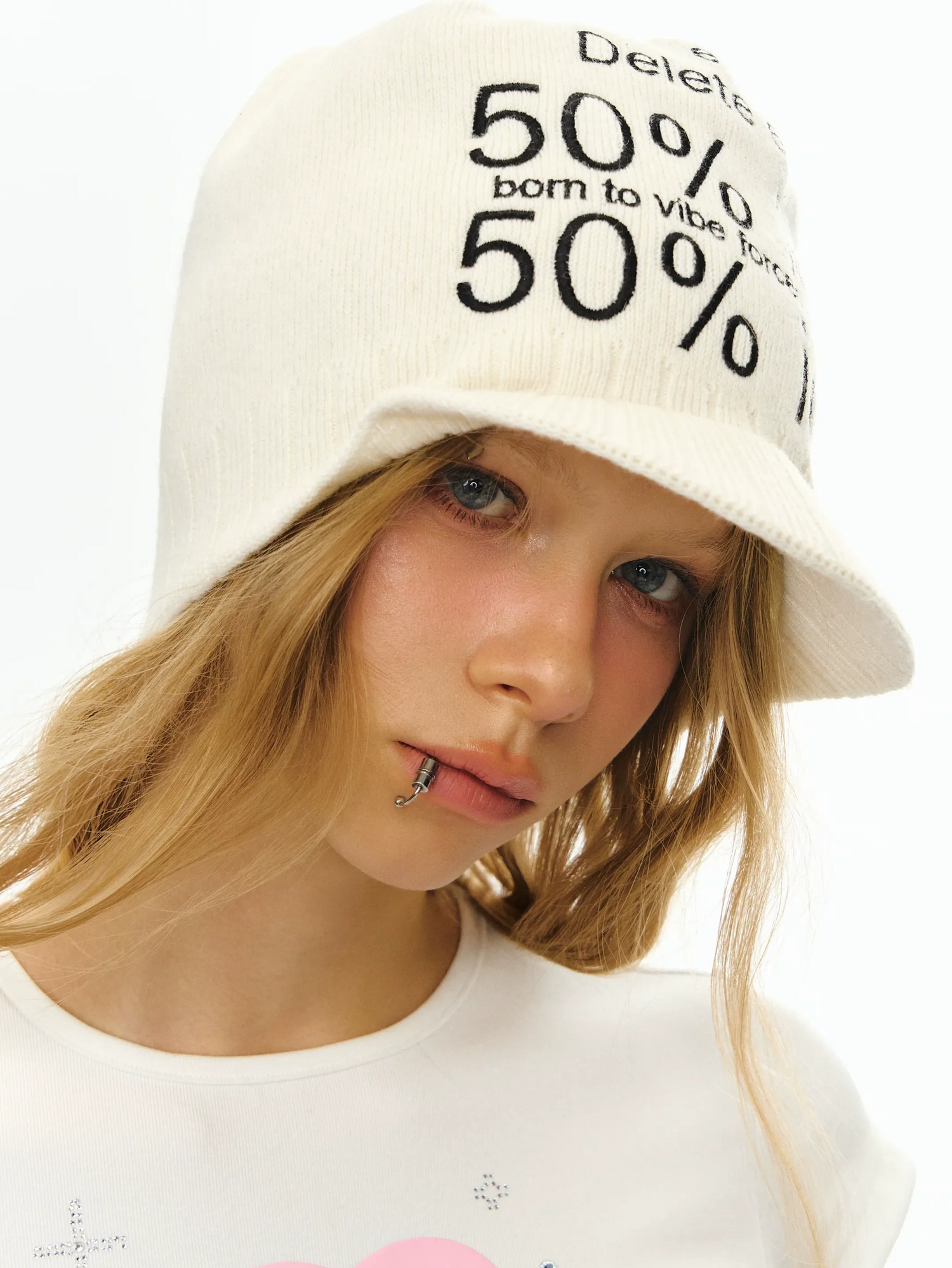 Emoticon Wool Knit Hat