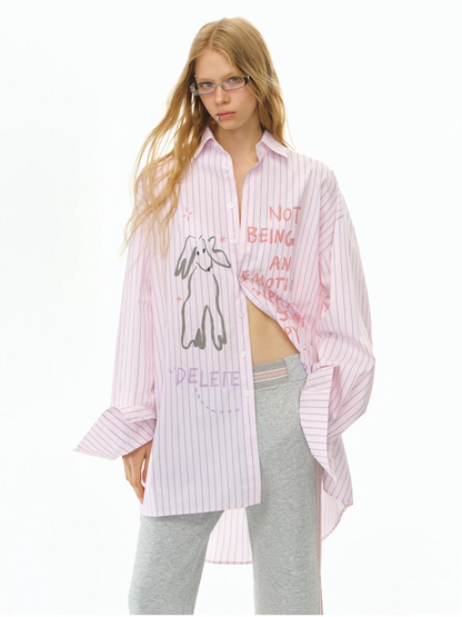 Printed Stripe Shirt
