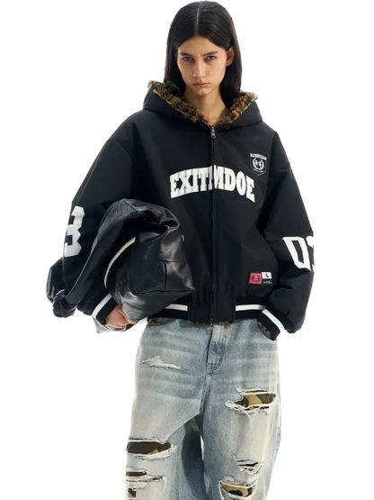 Reversible Plush Padded Sports Jacket