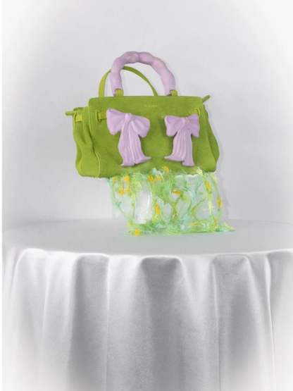 Handcrafted Ceramic Bow Bag