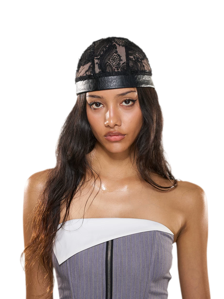 Embroidered Organza Headband