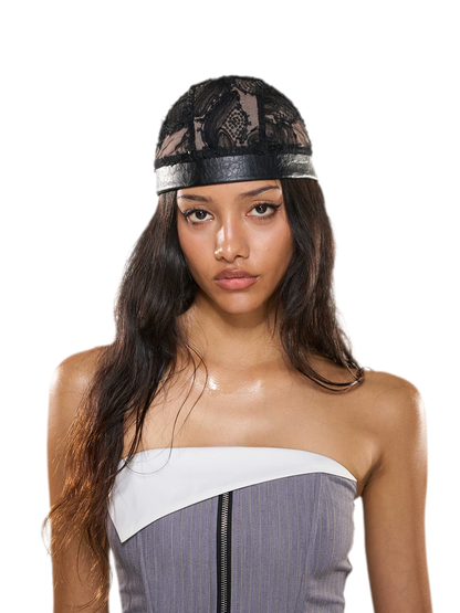Embroidered Organza Headband