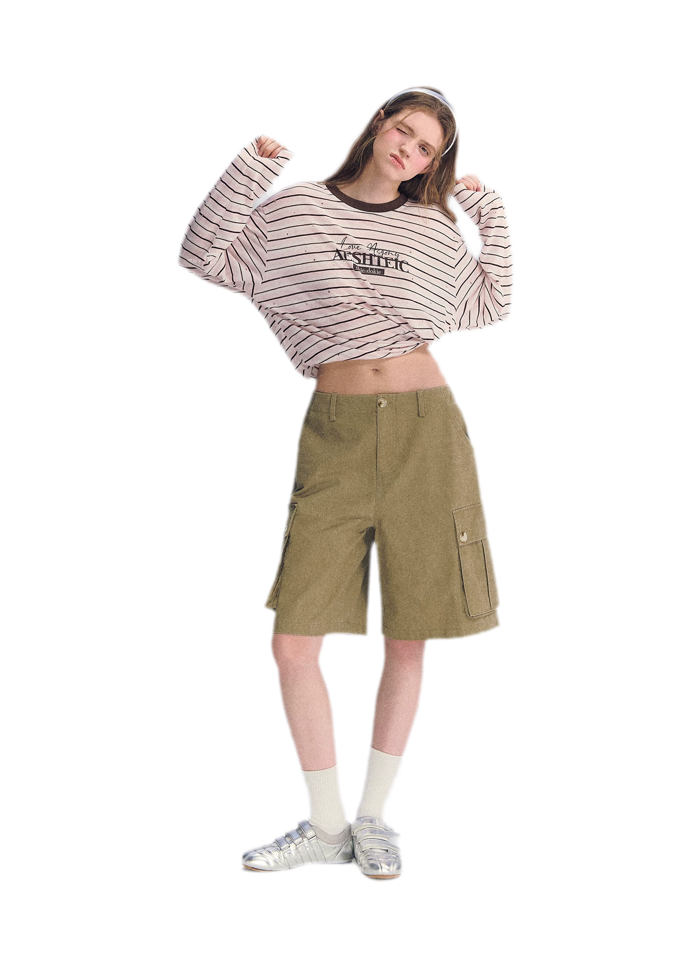 Washed Cargo Shorts